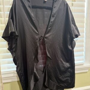 Victoria's Secret Charcoal Open-Front Jacket